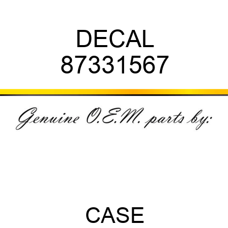 DECAL 87331567