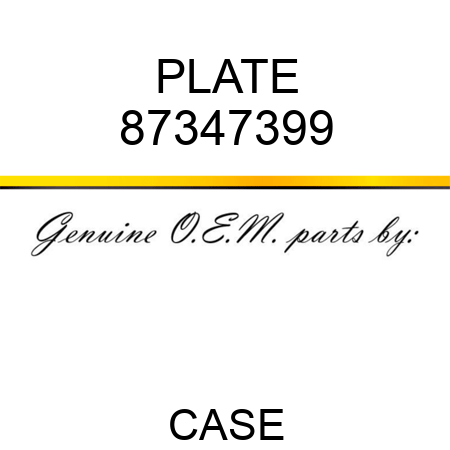 PLATE 87347399
