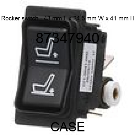 Rocker switch - 43 mm L x 24.5 mm W x 41 mm H 87347940