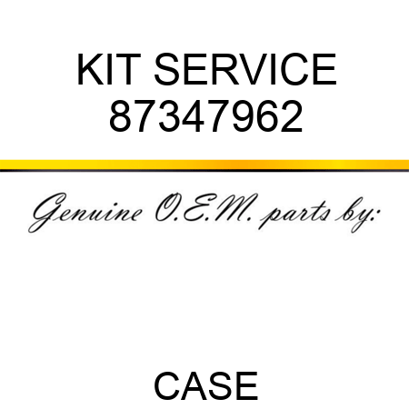 KIT, SERVICE 87347962