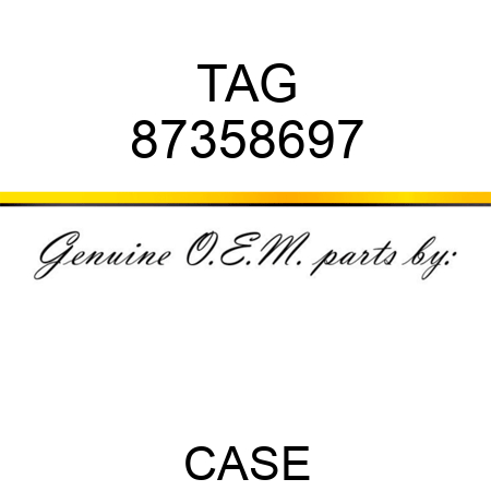 TAG 87358697