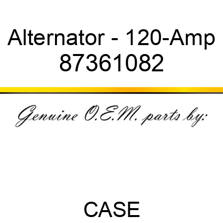 Alternator - 120-Amp 87361082