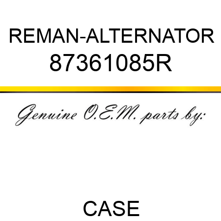 REMAN-ALTERNATOR 87361085R
