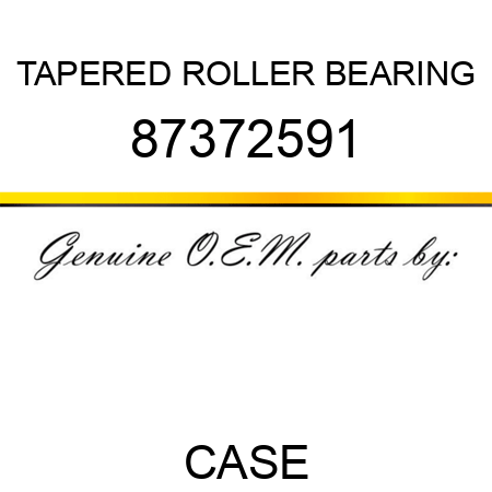 TAPERED ROLLER BEARING 87372591
