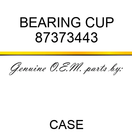 BEARING CUP 87373443