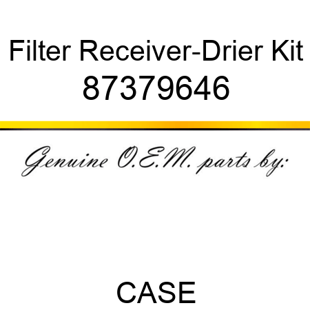 Filter Receiver-Drier Kit 87379646