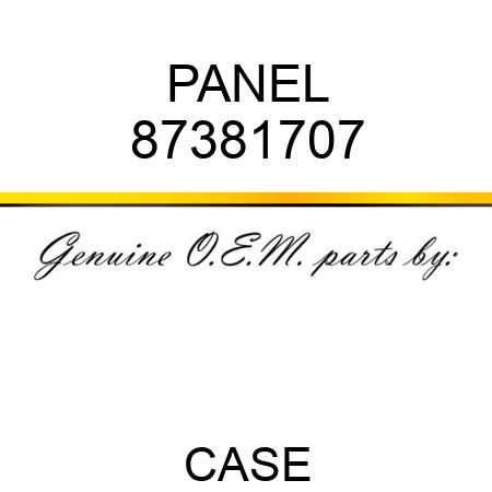 PANEL 87381707