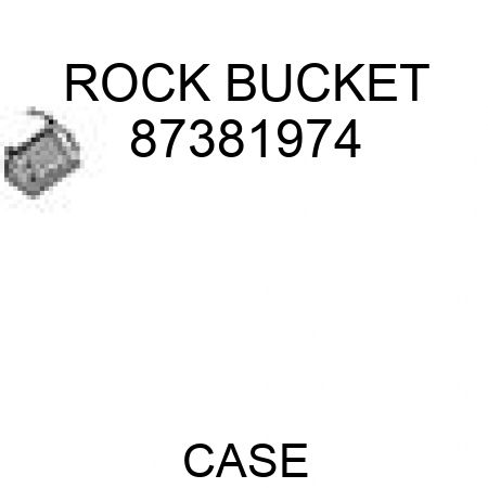 ROCK BUCKET 87381974