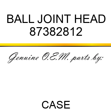 BALL JOINT HEAD 87382812