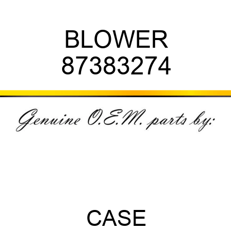 BLOWER 87383274