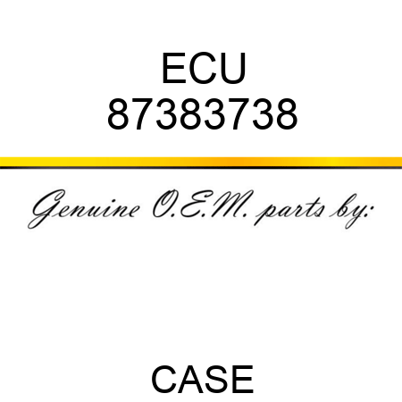 ECU 87383738