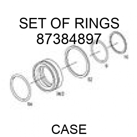 SET OF RINGS 87384897