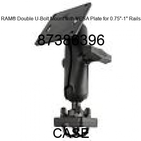 RAM® Double U-Bolt Mount with VESA Plate for 0.75"-1" Rails 87386396