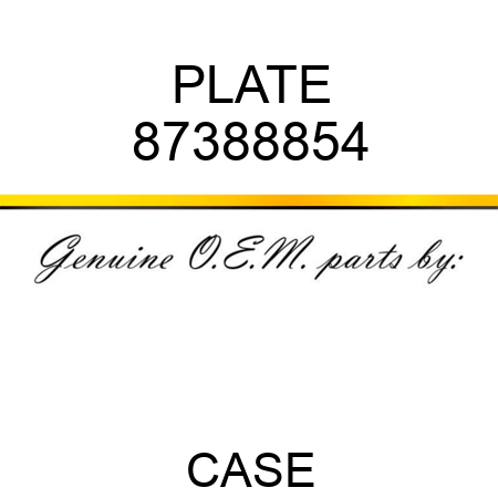 PLATE 87388854