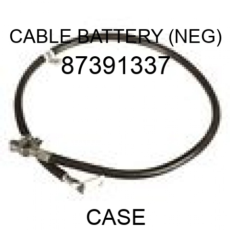CABLE, BATTERY (NEG) 87391337