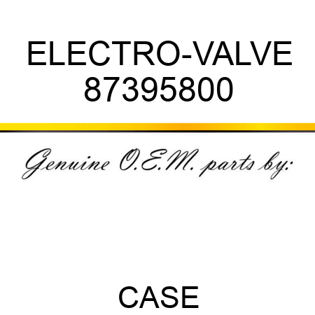 ELECTRO-VALVE 87395800