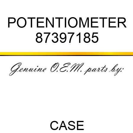POTENTIOMETER 87397185