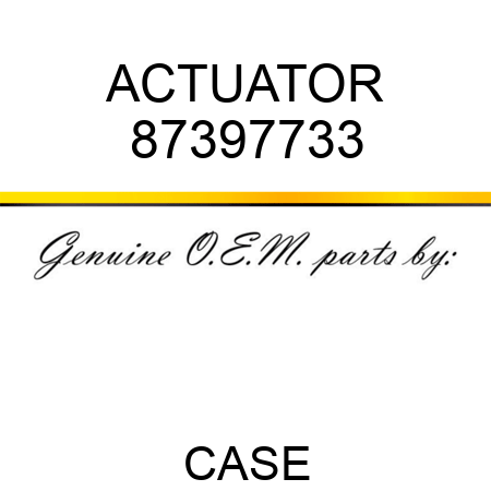 ACTUATOR 87397733