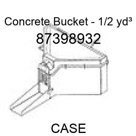Concrete Bucket - 1/2 yd³ 87398932