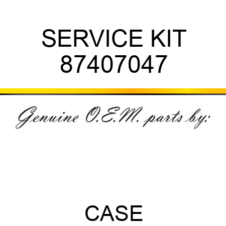 SERVICE KIT 87407047