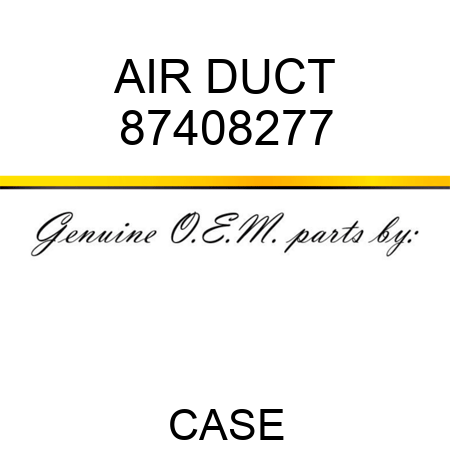 AIR DUCT 87408277