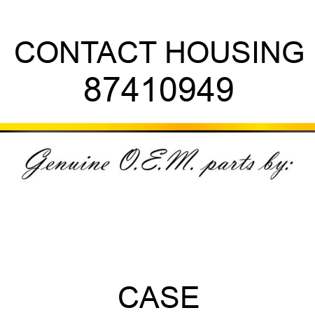 CONTACT HOUSING 87410949