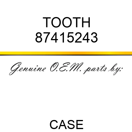 TOOTH 87415243