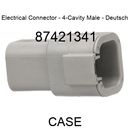 Electrical Connector - 4-Cavity Male - Deutsch 87421341