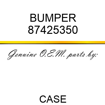 BUMPER 87425350