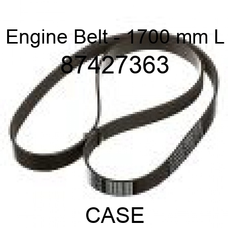 Engine Belt - 1700 mm L 87427363