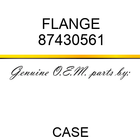 FLANGE 87430561