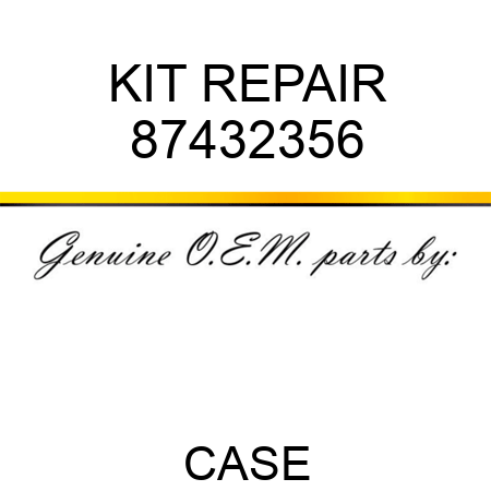 KIT, REPAIR 87432356