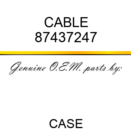 CABLE 87437247