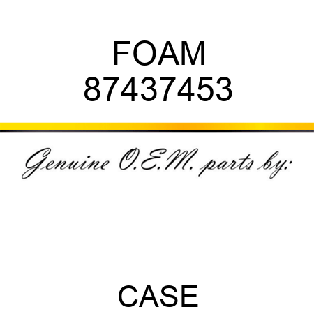 FOAM 87437453