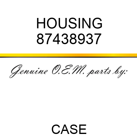 HOUSING 87438937