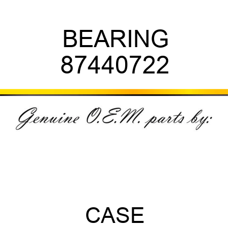 BEARING 87440722
