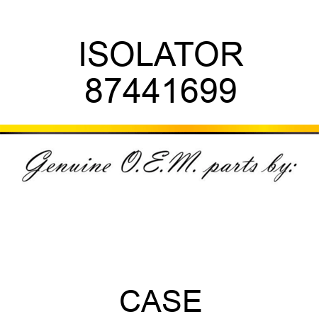 ISOLATOR 87441699