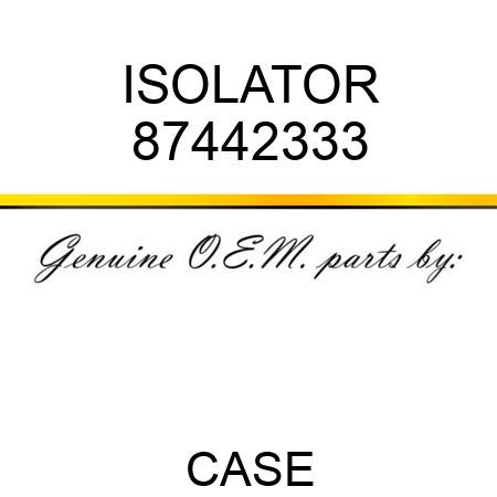 ISOLATOR 87442333