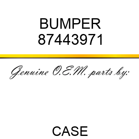BUMPER 87443971