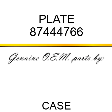 PLATE 87444766
