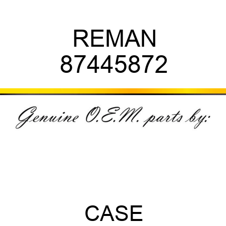 REMAN 87445872