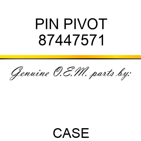 PIN, PIVOT 87447571