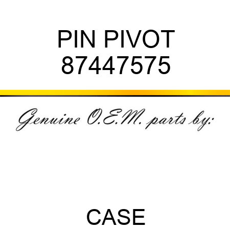 PIN, PIVOT 87447575
