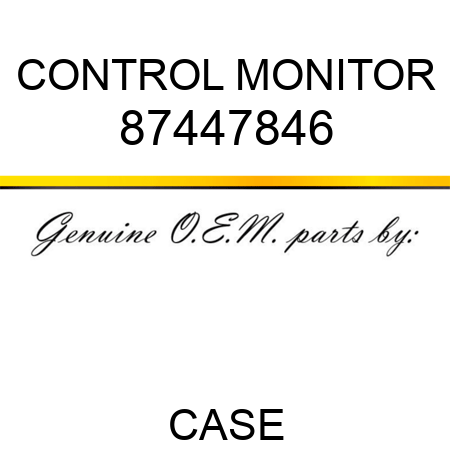 CONTROL MONITOR 87447846