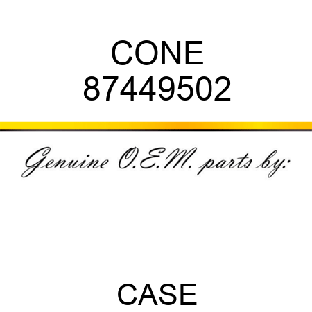 CONE 87449502
