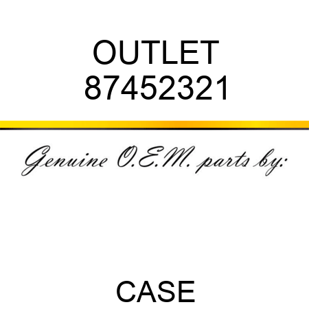 OUTLET 87452321