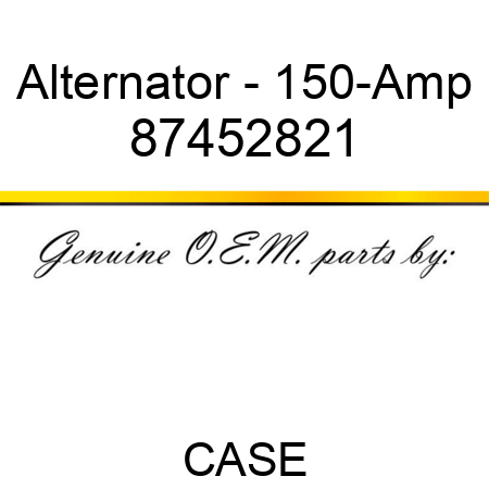 Alternator - 150-Amp 87452821