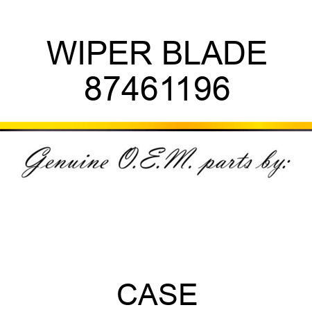 WIPER BLADE 87461196