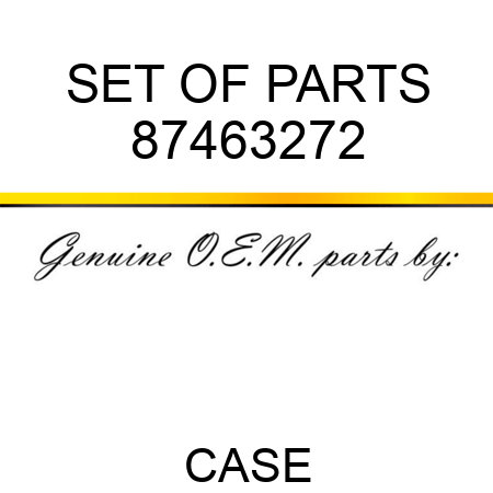 SET OF PARTS 87463272