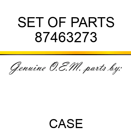 SET OF PARTS 87463273